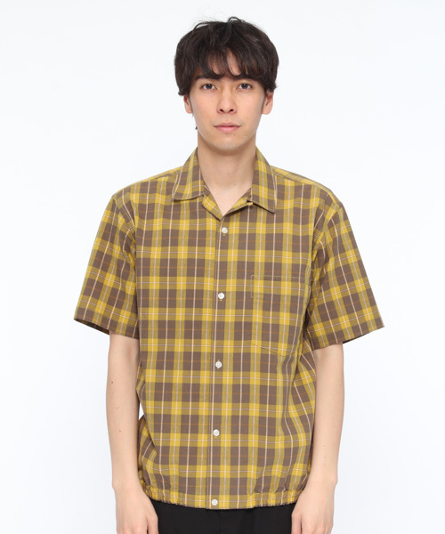 LAKOLE(ラコレ)の「サマーチェックオープンカラーシャツ / LAKOLE(シャツ/ブラウス・メンズ・パープル/レッド/イエロー/オレンジ・MEDIUM/LARGE)」の9枚目の写真