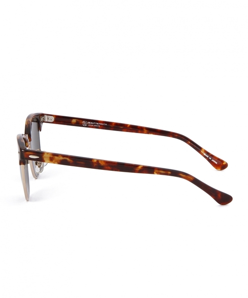 BEAUTY&YOUTH UNITED ARROWS（ビューティーアンドユースユナイテッドアローズ）の「BY by カネコオプティカル type-J サングラス[MMG4]/メガネ◆（サングラス・メンズ・ブラック/ブラウン/イエロー・フリー）」の4枚目の写真