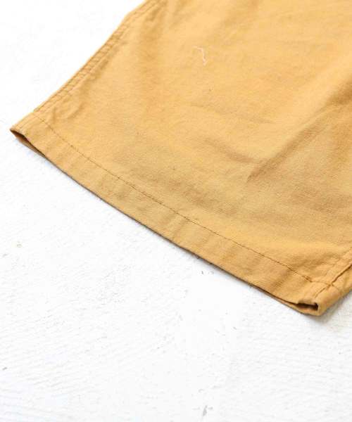 CUBE SUGAR(キューブシュガー)の「綿麻ストレッチサロペットパンツ(サロペット/オーバーオール・レディース・チャコールグレー/オフホワイト/ターコイズブルー/マスタード・M)」の16枚目の写真