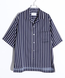 STUDIOUS 長袖ストライプシャツ　ネイビー SHIRTS（シャツ）の商品一覧｜STUDIOUS （ステュディオス）公式
