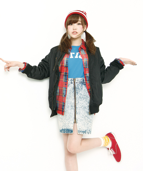 WEGO（ウィゴー）の「WEGO/BIG　MA-1（ブルゾン・レディース・ブラック/ネイビー・FREE）」の5枚目の写真