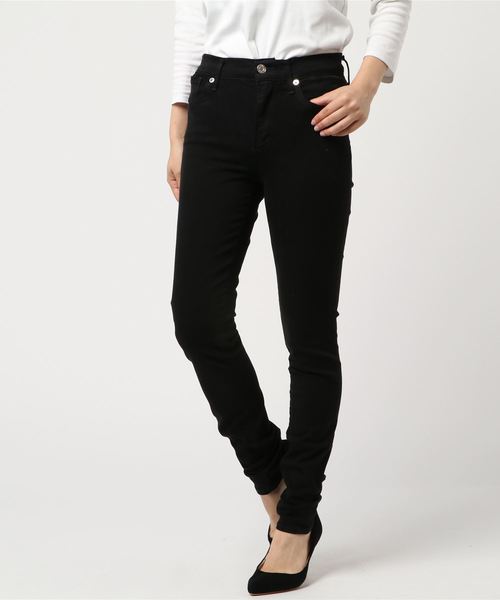 AGOLDE（エーゴールドイー）の「AGOLDE "SOFHIE"デニムパンツ（デニムパンツ・レディース・ブラック・23/24/25/27）」の6枚目の写真