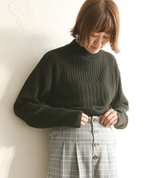 LBC | 7Gハイネックケーブルニット(ニット/セーター)