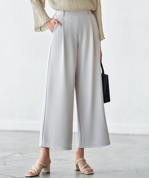 GeeRA(ジーラ)の「【7サイズ展開】上品見え!タックワイドパンツ(スラックス・レディース・ブラック/カーキ/ピンク/キャメル/グレー/ネイビー/ミント/ベージュ/ブルー・SMALL/MEDIUM/LARGE/X-LARGE/XX-LARGE/XXX-LARGE/XXXX-LARGE)」の19枚目の写真