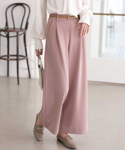 GeeRA(ジーラ)の「【7サイズ展開】上品見え!タックワイドパンツ(スラックス・レディース・ブラック/カーキ/ピンク/キャメル/グレー/ネイビー/ミント/ベージュ/ブルー・SMALL/MEDIUM/LARGE/X-LARGE/XX-LARGE/XXX-LARGE/XXXX-LARGE)」の22枚目の写真