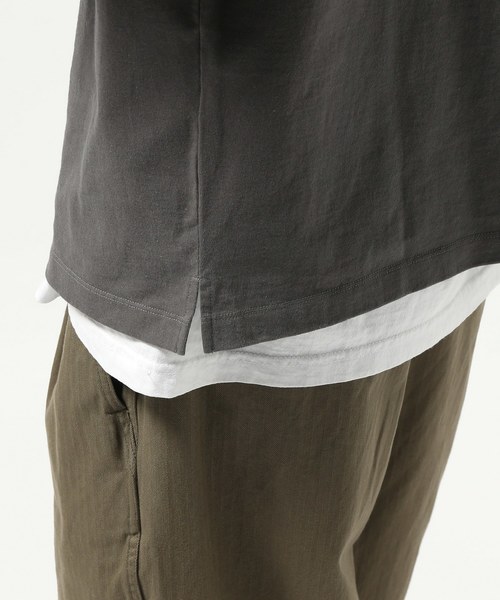 JOURNAL STANDARD J.S HOMESTEAD(ジャーナルスタンダードホームステッド)の「WIDE SILHOUETTE FULL LENGTH L/S #(Tシャツ/カットソー・メンズ・ホワイト/ブラウン/グレー/オレンジ/マスタード・SMALL/MEDIUM/LARGE)」の15枚目の写真