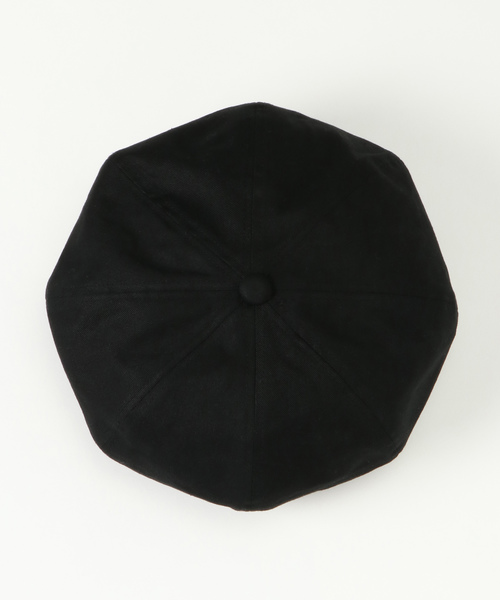 Dickies(ディッキーズ)の「Dickies ディッキーズ ロゴベレー(ハンチング/ベレー帽・レディース・ブラック/ベージュ・FREE)」の3枚目の写真