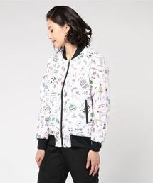 「ルコックスポルティフ×マギー」コラボモデル リバーシブルブルゾン QMWNJK02MA