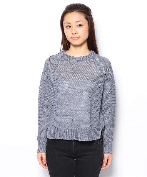 B:MING by BEAMS（ビーミングバイビームス）の「○＜InRed 5月号掲載＞＜LEE 5月号掲載＞ビーミング by ビームス / 透かし編みプルオーバー（ニット/セーター・レディース・ホワイト/イエロー/サックスブルー/ブルー系その他・ONE SIZE）」の12枚目の写真