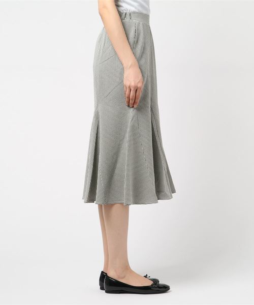 flower（フラワー）の「スイートギンガムスカート（スカート・レディース・ブラック/グリーン/ブルー・FREE）」の4枚目の写真