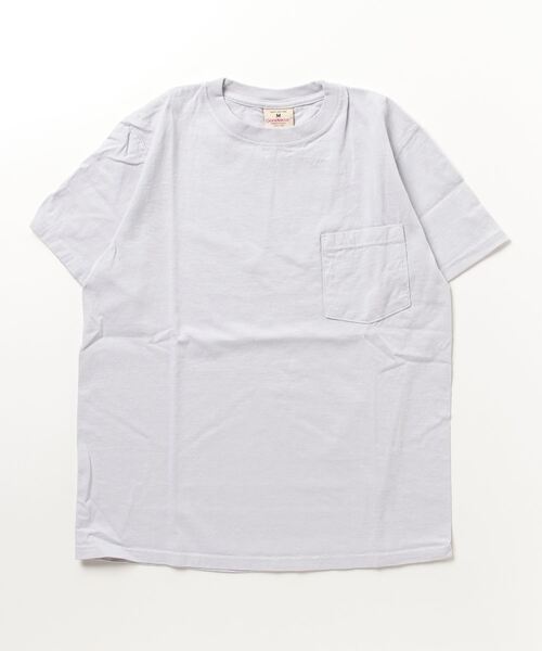Goodwear(Since1983)（グッドウェア）の「【MADE IN USA】S/S POCKET TEE /ショートスリーブ ポケット ティー（Tシャツ/カットソー・メンズ・ホワイト/チャコールグレー/ブラック/ネイビー/ダークオリーブ/マスタード/ブルーグラス/ブラック系その他/杢グレー/ブラウン系その他/ナチュラル/グリーン系その他/パープル系その他/イエロー系その他/ピンク系その他/レッド/グリーン系その他2/グリーン系その他3/グレー系その他/レモンイエロー/ベージュ系その他/ブルー系その他/ベージュ系その他2/グリーン系その他5/グレー系その他2/レッド系その他/ブラウン/グリーン/ピンク/ブルー/ライトイエロー/カーキ/ライトグレー系/ブルー系その他2/ホワイト系その他3/オレンジ系その他/パープル系その他2/グリーン系その他4/ブラウン系その他2/ブルー系その他7/ブルー系その他3/ピンク系その他2/ライトオレンジ系/グリーン系その他7/ベージュ系その他3/レッド系その他2/オレンジ系その他2/ピンク系その他3/ブラウン系その他3・SMALL/MEDIUM/LARGE/X-LARGE）」の9枚目の写真