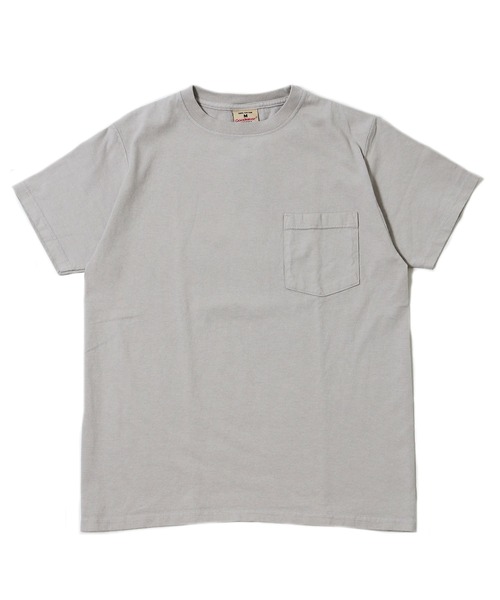 Goodwear(Since1983)（グッドウェア）の「【MADE IN USA】S/S POCKET TEE /ショートスリーブ ポケット ティー（Tシャツ/カットソー・メンズ・ホワイト/チャコールグレー/ブラック/ネイビー/ダークオリーブ/マスタード/ブルーグラス/ブラック系その他/杢グレー/ブラウン系その他/ナチュラル/グリーン系その他/パープル系その他/イエロー系その他/ピンク系その他/レッド/グリーン系その他2/グリーン系その他3/グレー系その他/レモンイエロー/ベージュ系その他/ブルー系その他/ベージュ系その他2/グリーン系その他5/グレー系その他2/レッド系その他/ブラウン/グリーン/ピンク/ブルー/ライトイエロー/カーキ/ライトグレー系/ブルー系その他2/ホワイト系その他3/オレンジ系その他/パープル系その他2/グリーン系その他4/ブラウン系その他2/ブルー系その他7/ブルー系その他3/ピンク系その他2/ライトオレンジ系/グリーン系その他7/ベージュ系その他3/レッド系その他2/オレンジ系その他2/ピンク系その他3/ブラウン系その他3・SMALL/MEDIUM/LARGE/X-LARGE）」の7枚目の写真