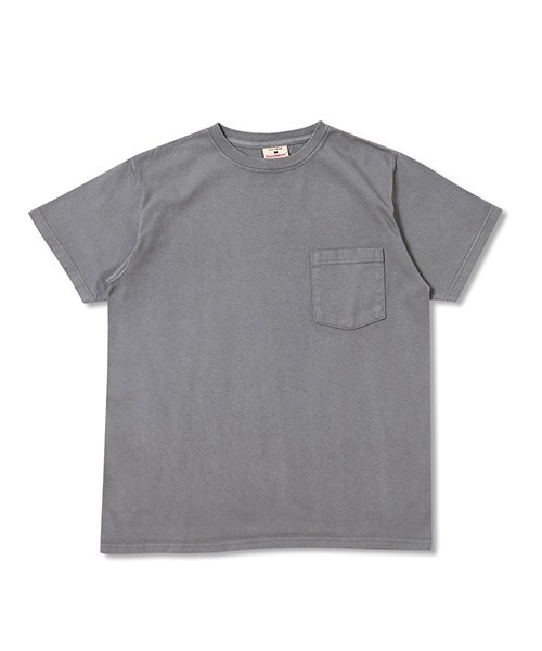 Goodwear(Since1983)（グッドウェア）の「【MADE IN USA】S/S POCKET TEE /ショートスリーブ ポケット ティー（Tシャツ/カットソー・メンズ・ホワイト/チャコールグレー/ブラック/ネイビー/ダークオリーブ/マスタード/ブルーグラス/ブラック系その他/杢グレー/ブラウン系その他/ナチュラル/グリーン系その他/パープル系その他/イエロー系その他/ピンク系その他/レッド/グリーン系その他2/グリーン系その他3/グレー系その他/レモンイエロー/ベージュ系その他/ブルー系その他/ベージュ系その他2/グリーン系その他5/グレー系その他2/レッド系その他/ブラウン/グリーン/ピンク/ブルー/ライトイエロー/カーキ/ライトグレー系/ブルー系その他2/ホワイト系その他3/オレンジ系その他/パープル系その他2/グリーン系その他4/ブラウン系その他2/ブルー系その他7/ブルー系その他3/ピンク系その他2/ライトオレンジ系/グリーン系その他7/ベージュ系その他3/レッド系その他2/オレンジ系その他2/ピンク系その他3/ブラウン系その他3・SMALL/MEDIUM/LARGE/X-LARGE）」の8枚目の写真