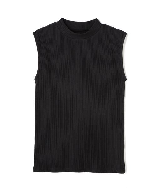 FREE'S MART(フリーズマート)の「ランダムピッチテレコノースリーブハイネックカットソー(Tシャツ/カットソー・レディース・ブラウン/ブラック/ホワイト系その他/ブルー・FREE)」の3枚目の写真