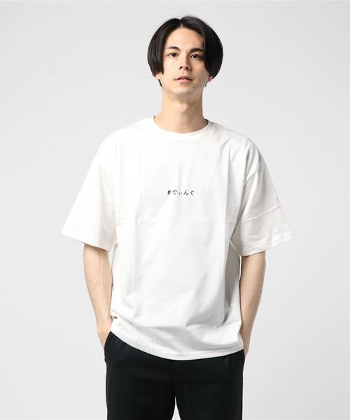 DING（ディング）の「DING/でぃんぐTシャツ（Tシャツ/カットソー・メンズ・ホワイト/ブラック・FREE）」の8枚目の写真