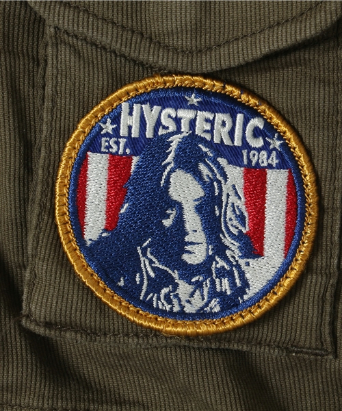 JOEY HYSTERIC(ジョーイヒステリック)の「U.S 1975 pt M-65 JK(ミリタリージャケット・キッズ・カーキ/アーミー・MEDIUM/SMALL)」の6枚目の写真