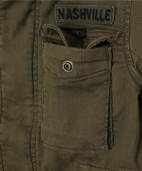 JOEY HYSTERIC(ジョーイヒステリック)の「U.S 1975 pt M-65 JK(ミリタリージャケット・キッズ・カーキ/アーミー・MEDIUM/SMALL)」の7枚目の写真