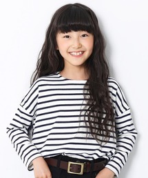 devirock | ゆるっとボーダー長袖Tシャツ(Tシャツ/カットソー)