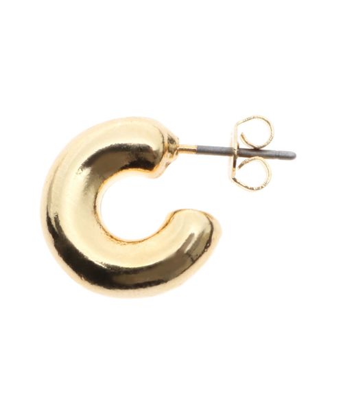 Ungrid（アングリッド）の「メタルカーブミニピアス（ピアス（両耳用）・レディース・シルバー/ゴールド・FREE）」の6枚目の写真