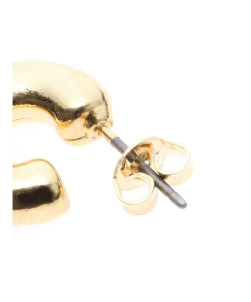 Ungrid（アングリッド）の「メタルカーブミニピアス（ピアス（両耳用）・レディース・シルバー/ゴールド・FREE）」の5枚目の写真