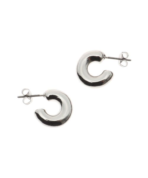 Ungrid（アングリッド）の「メタルカーブミニピアス（ピアス（両耳用）・レディース・シルバー/ゴールド・FREE）」の7枚目の写真
