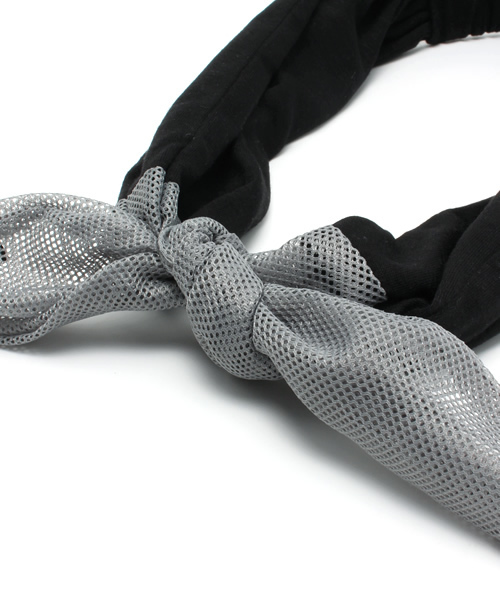 Kastane（カスタネ）の「【Kastane】メッシュヘアリボン（ヘアバンド・レディース・ブルー系その他/ブラック系その他・FREE）」の3枚目の写真