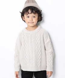 devirock | ざっくり編みケーブルニット(ニット/セーター)