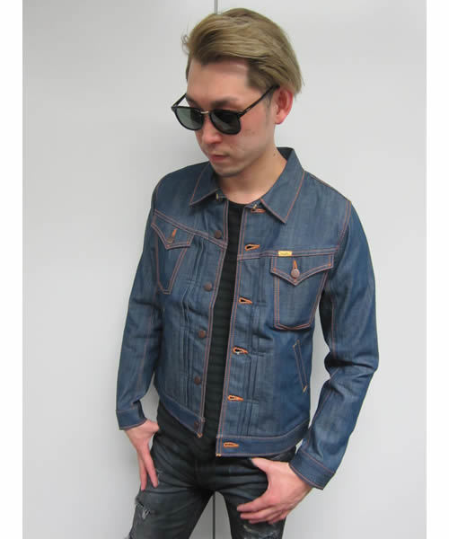 SPACE DANDY(スペースダンディ)の「【BIG JOHN】 Jean JK(デニムジャケット・メンズ・インディゴブルー・30inch/32inch)」の2枚目の写真