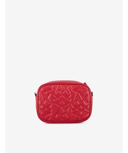 ARMANI EXCHANGE(アルマーニエクスチェンジ)の「【A|Xアルマーニ エクスチェンジ】エンボスAXロゴステッチ ミニショルダーバッグ(ショルダーバッグ・レディース・ブラック/レッド・FREE)」の8枚目の写真