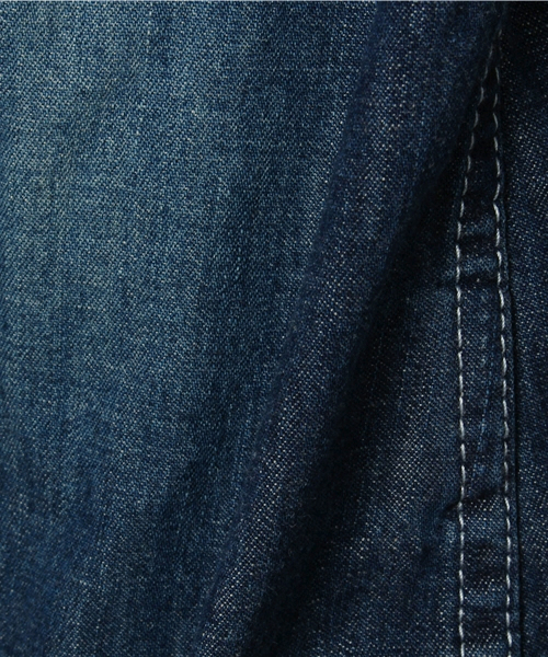 HYSTERIC MINI（ヒステリックミニ）の「Rolling mini “Amazing so Good” デニムシャツ（シャツ/ブラウス・キッズ・インディゴブルー・110/100/120）」の3枚目の写真