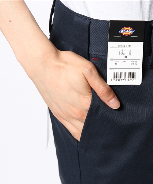 Dickies(ディッキーズ)の「WD874H4 TCツイルショートパンツ(チノパンツ・メンズ・ブラウン/ライトブラウン/ダークネイビー/マルーン/ブルー系その他/モスグリーン/ベージュ/ブラック/ヘザ-グレー/ホワイト/ブルー・30inch/32inch/36inch/28inch/34inch)」の16枚目の写真
