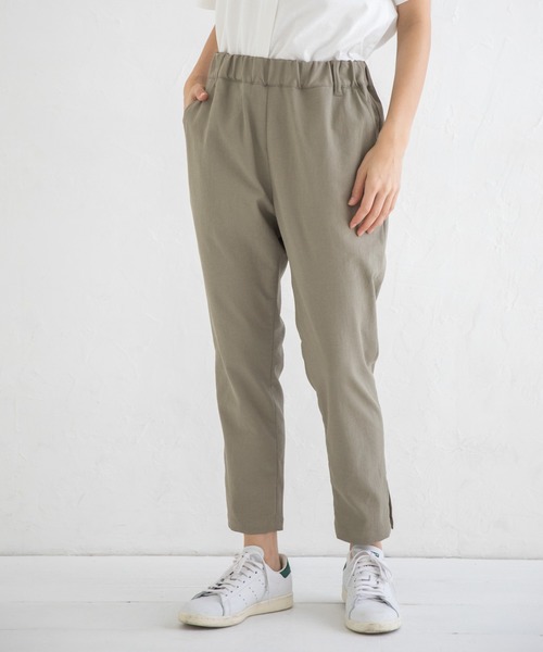 Munich（ミューニック）の「ドライタッチオックス　テーパードパンツ【セットアップ可】（その他パンツ・レディース・ホワイト/ブラック/ライトグリーン/ライトカーキ/ナチュラル・S/M/XS）」の22枚目の写真