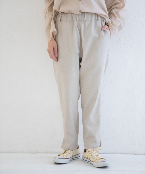 Munich（ミューニック）の「ドライタッチオックス　テーパードパンツ【セットアップ可】（その他パンツ・レディース・ホワイト/ブラック/ライトグリーン/ライトカーキ/ナチュラル・S/M/XS）」の19枚目の写真