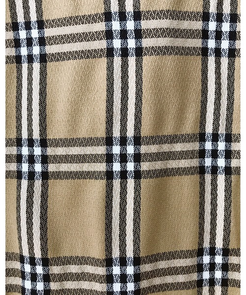 Niell（ニール）の「ビッグチェックシャツ/ビッグシャツ（シャツ/ブラウス・メンズ・グレー系その他/ベージュ系その他・L/M）」の5枚目の写真