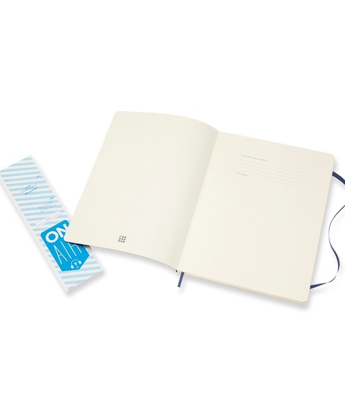 MOLESKINE(モレスキン)の「モレスキン クラシック ノートブック XLサイズ ソフトカバー ドット方眼(手帳/メモ帳・メンズ・ブラック/ブルー系その他/ベージュ・ONE SIZE)」の5枚目の写真