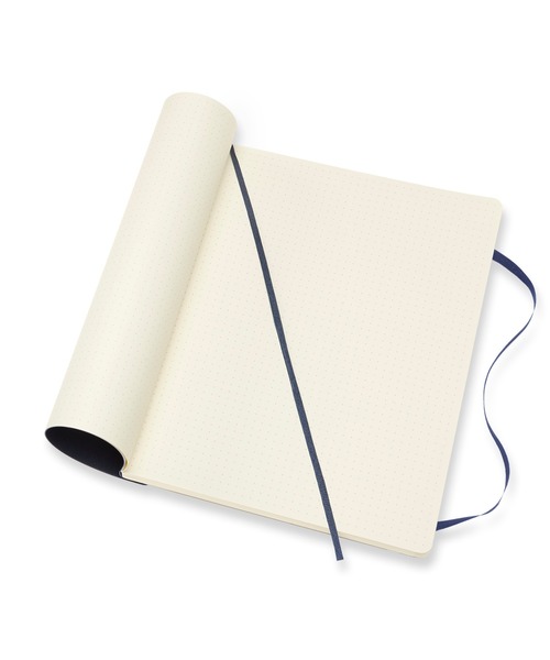 MOLESKINE(モレスキン)の「モレスキン クラシック ノートブック XLサイズ ソフトカバー ドット方眼(手帳/メモ帳・メンズ・ブラック/ブルー系その他/ベージュ・ONE SIZE)」の6枚目の写真