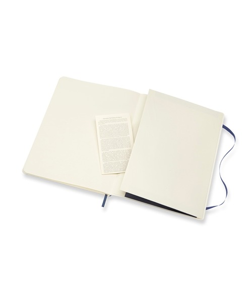 MOLESKINE(モレスキン)の「モレスキン クラシック ノートブック XLサイズ ソフトカバー ドット方眼(手帳/メモ帳・メンズ・ブラック/ブルー系その他/ベージュ・ONE SIZE)」の7枚目の写真