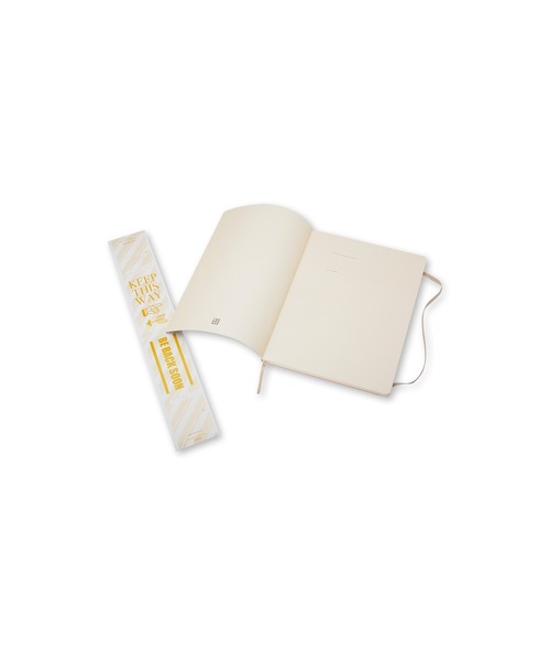 MOLESKINE(モレスキン)の「モレスキン クラシック ノートブック XLサイズ ソフトカバー ドット方眼(手帳/メモ帳・メンズ・ブラック/ブルー系その他/ベージュ・ONE SIZE)」の15枚目の写真