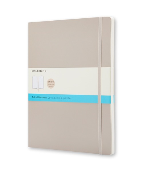 MOLESKINE(モレスキン)の「モレスキン クラシック ノートブック XLサイズ ソフトカバー ドット方眼(手帳/メモ帳・メンズ・ブラック/ブルー系その他/ベージュ・ONE SIZE)」の19枚目の写真