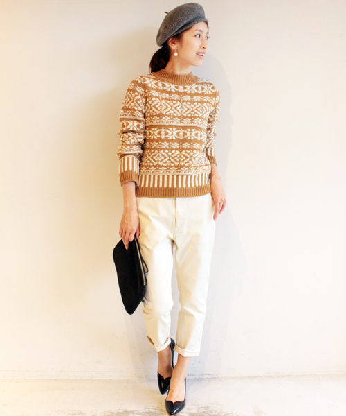 BEAUTY&YOUTH UNITED ARROWS(ビューティーアンドユースユナイテッドアローズ)の「by ※∵チノ9分丈テーパードパンツ◆(チノパンツ・レディース・オフホワイト/ブラック/ベージュ/グレー/ロイヤルブルー/オリーブ/ネイビー/ケリー/ナチュラル/ホワイト・SMALL/LARGE/MEDIUM)」の20枚目の写真