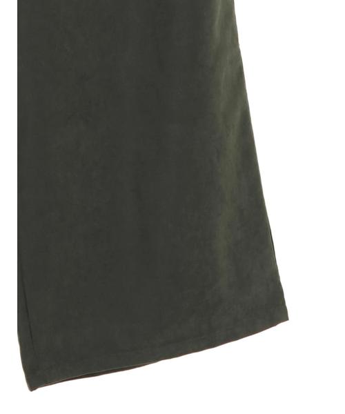 Green　Parks（グリーンパークス）の「・【ELENCARE DUE】ベルト付ピーチワイドパンツ＊★（その他パンツ・レディース・ブラック/ブラウン/カーキ/グレイッシュベージュ・FREE）」の12枚目の写真