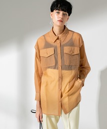 UNITED TOKYO | トランスルーセントシャツ(シャツ/ブラウス)