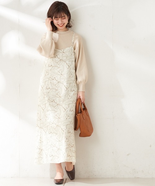 natural couture（ナチュラルクチュール）の「キラキラ細リブニットプルオーバー（ニット/セーター・レディース・ベージュ/アイボリー/ピンクベージュ・FREE）」の12枚目の写真