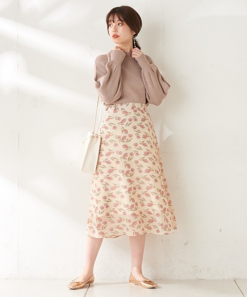 natural couture（ナチュラルクチュール）の「キラキラ細リブニットプルオーバー（ニット/セーター・レディース・ベージュ/アイボリー/ピンクベージュ・FREE）」の20枚目の写真