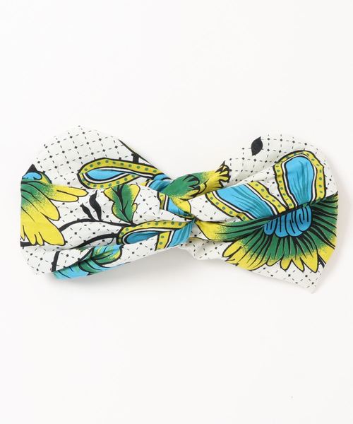 チャイハネ（チャイハネ）の「【チャイハネ】レトロフラワーヘアバンド（ヘアバンド・レディース・ブラウン/ピンク/イエロー/ブルー・FREE）」の4枚目の写真