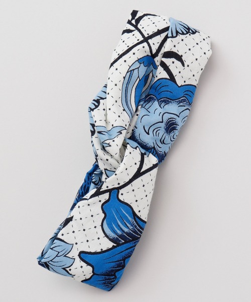 チャイハネ（チャイハネ）の「【チャイハネ】レトロフラワーヘアバンド（ヘアバンド・レディース・ブラウン/ピンク/イエロー/ブルー・FREE）」の9枚目の写真