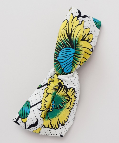 チャイハネ（チャイハネ）の「【チャイハネ】レトロフラワーヘアバンド（ヘアバンド・レディース・ブラウン/ピンク/イエロー/ブルー・FREE）」の10枚目の写真