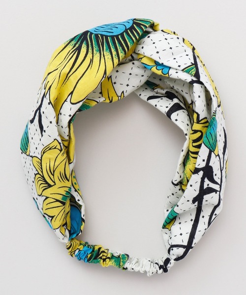 チャイハネ（チャイハネ）の「【チャイハネ】レトロフラワーヘアバンド（ヘアバンド・レディース・ブラウン/ピンク/イエロー/ブルー・FREE）」の11枚目の写真