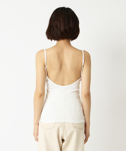 notch.（ノッチ）の「バックオープンキャミソール（キャミソール・レディース・ホワイト/オフホワイト/ブラック/ブラウン/ベージュ・M）」の22枚目の写真
