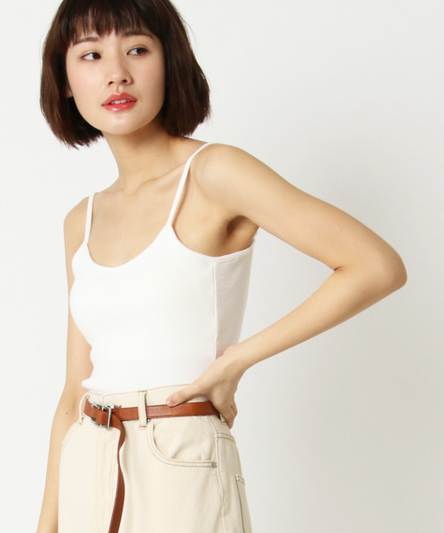 notch.（ノッチ）の「バックオープンキャミソール（キャミソール・レディース・ホワイト/オフホワイト/ブラック/ブラウン/ベージュ・M）」の17枚目の写真